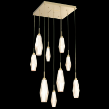 Hammerton CHB0049-09-GB-RA-C01-L1 - Aalto Square 9pc Multi-Pendant