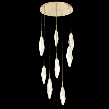 Hammerton CHB0050-08-GB-CA-C01-L1 - Rock Crystal Round 8pc Multi-Pendant