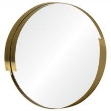 Varaluz 411A01 - Echo 20-in Round Accent Mirror - Gold