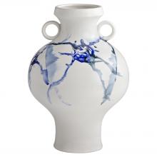 Cyan Designs 11925 - Nola Vase Designed by Seth Vaughn White Blue Black - Short