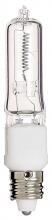 Satco Products Inc. S3487 - 250 Watt; Halogen; T4 1/2; Clear; 2000 Average rated hours; 4200 Lumens; Mini Candelabra base; 120