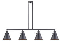 Innovations Lighting 214-BK-M13-BK - Appalachian - 4 Light - 52 inch - Matte Black - Stem Hung - Island Light