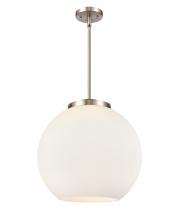 Innovations Lighting 221-3S-SN-G121-16-LED - Athens - 3 Light - 16 inch - Brushed Satin Nickel - Cord hung - Pendant