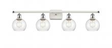 Innovations Lighting 516-4W-WPC-G124-6-LED - Athens - 4 Light - 36 inch - White Polished Chrome - Bath Vanity Light