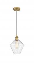 Innovations Lighting 616-1P-BB-G654-8-LED - Cindyrella - 1 Light - 8 inch - Brushed Brass - Cord hung - Mini Pendant