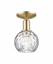 Innovations Lighting 716-1C-CB-G1215-6 - Athens Water Glass - 1 Light - 6 inch - Champagne Bronze - Semi-Flush Mount