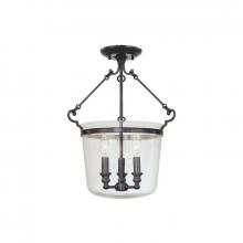 Hudson Valley 130-OB - 3 LIGHT SEMI FLUSH