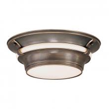 Hudson Valley 6214-OB - Two Light Old Bronze Drum Shade Flush Mount