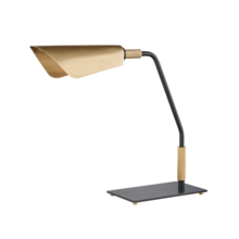 Hudson Valley L3730-AOB - 1 LIGHT TABLE LAMP W/ METAL SHADE