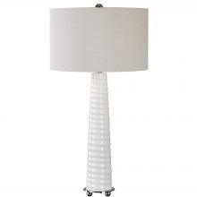 Uttermost 27135-1 - Uttermost Mavone Gloss White Table Lamp